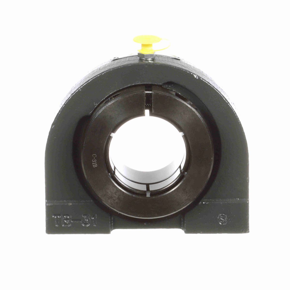 Sealmaster Mounted Cast Iron Tapped Base Pillow Block Ball Bearing - 52100 Bearing Steel, Black Oxided - Concentric Lock - TB-32RT
