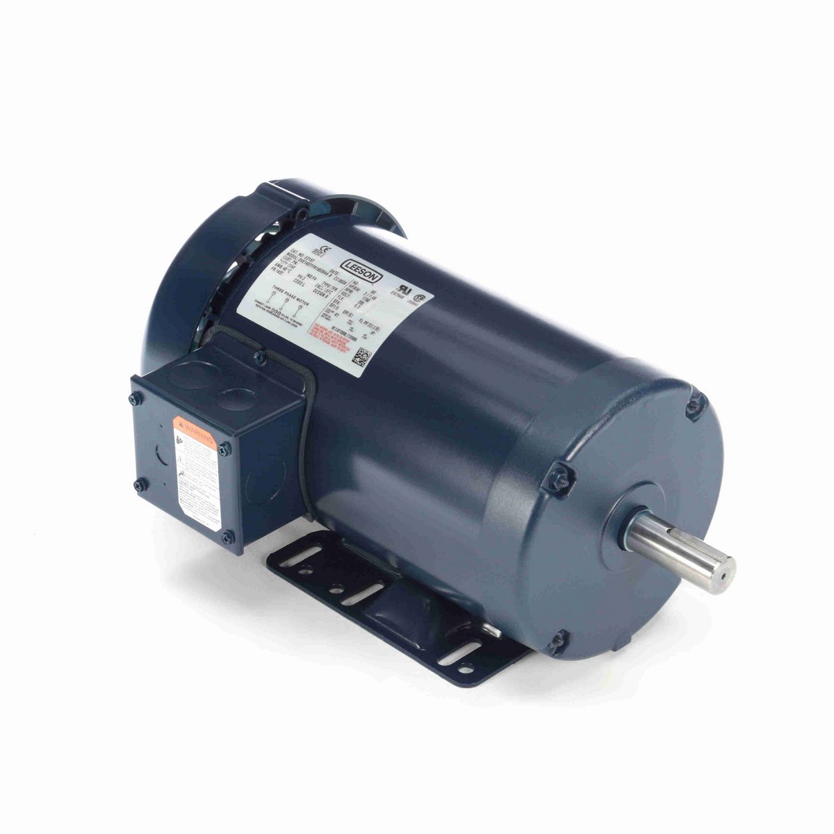 LEESON General Purpose Motor, 2 HP, 3 Ph, 60 Hz, 200 V, 1800 RPM, 145T Frame, TEFC - E2157