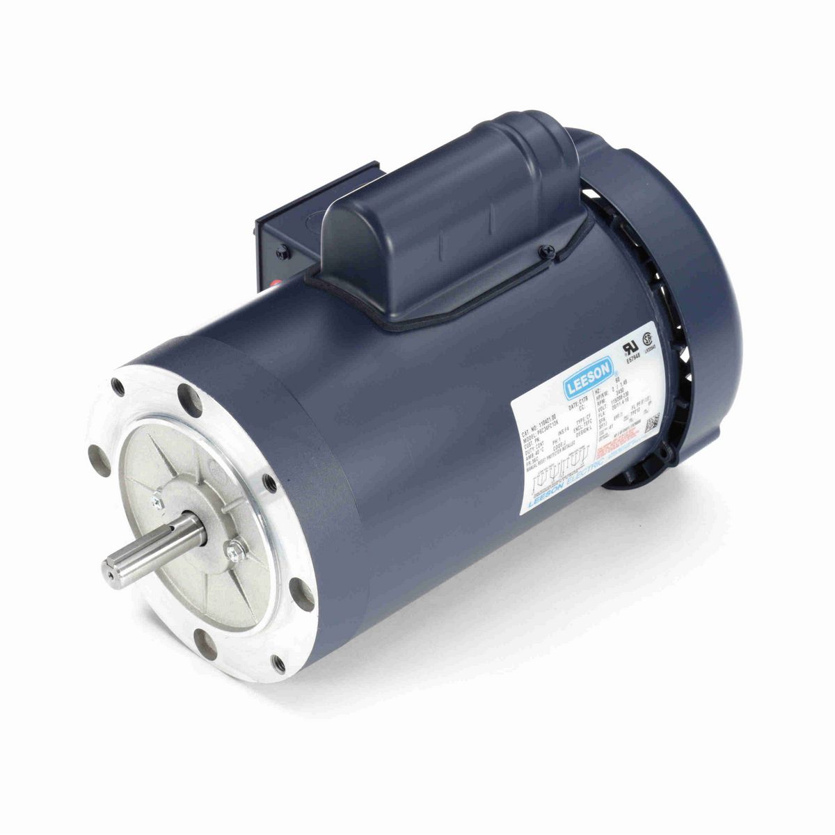 LEESON General Purpose Motor, 2 HP, 1 Ph, 60 Hz, 115/230 V, 3600 RPM, 56C Frame, TEFC - 110421.00