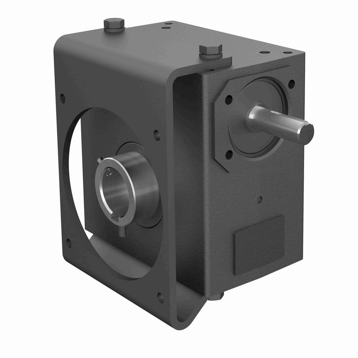 Hub City PowerCubeX Worm Gear Reducer Cast Iron Single-Reduction Worm Reducer - 323 5/1 L WR 2.000