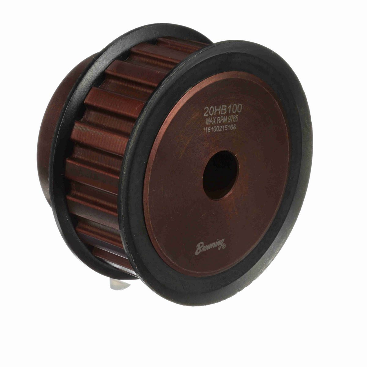 Browning Steel Rough Bore Gearbelt Pulley - 20HB100