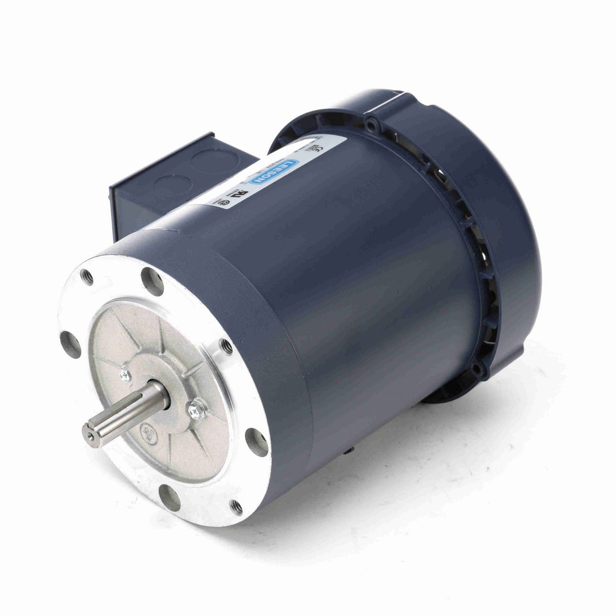 LEESON Special Voltage Motor, 0.75 HP, 3 Ph, 50 Hz, 220/380/440 V, 1500 RPM, 56C Frame, TEFC - 114894.00