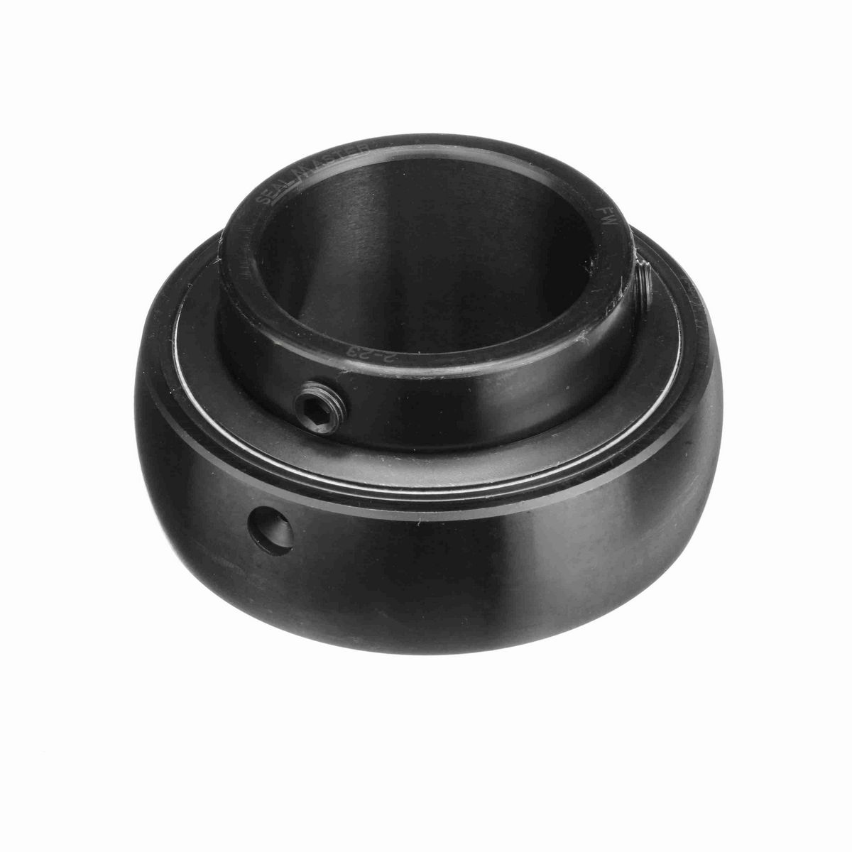 Sealmaster Mounted Insert Only Ball Bearing - 52100 Bearing Steel, Black Oxided - Setscrew Lock - 2-23