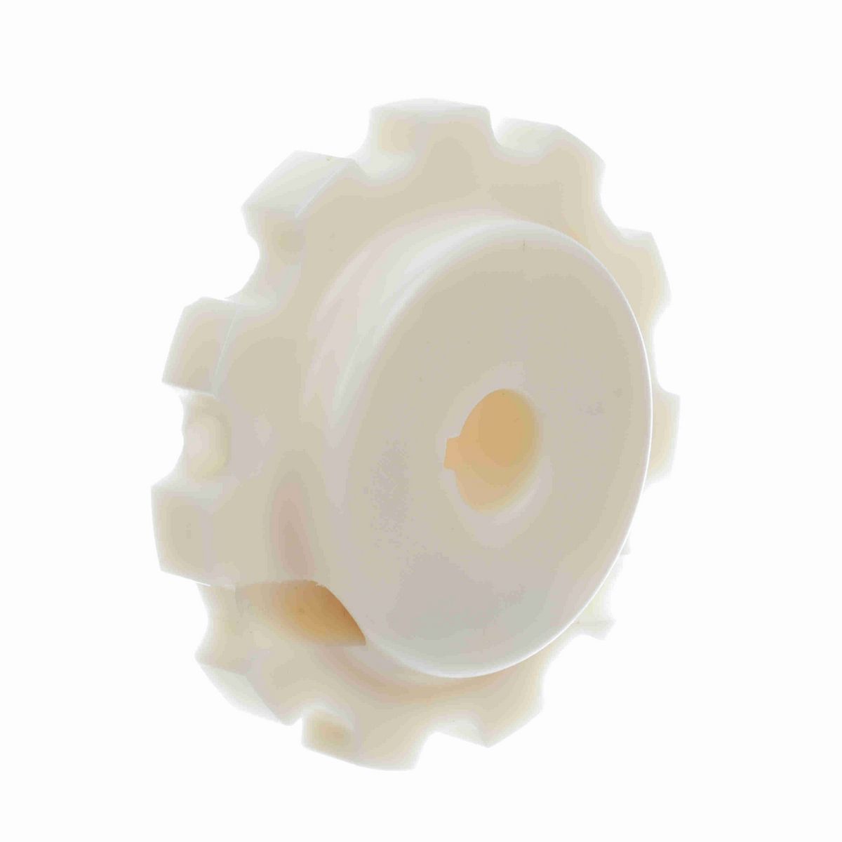 System Plast 880 Series Split Machined Sprocket with 11 Teeth, a 1in Round Shaft-Ready Bore and Setscrew - 880-11R1-DMS-SS