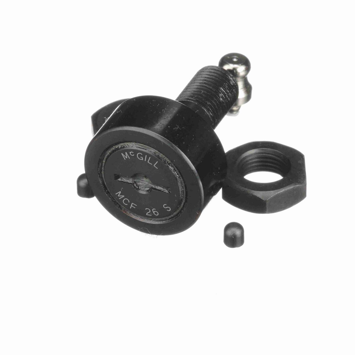 Опорный ролик с цапфой McGill CAMROL MCF 26 X, цилиндрический, со шлицем под отвёртку, метрический