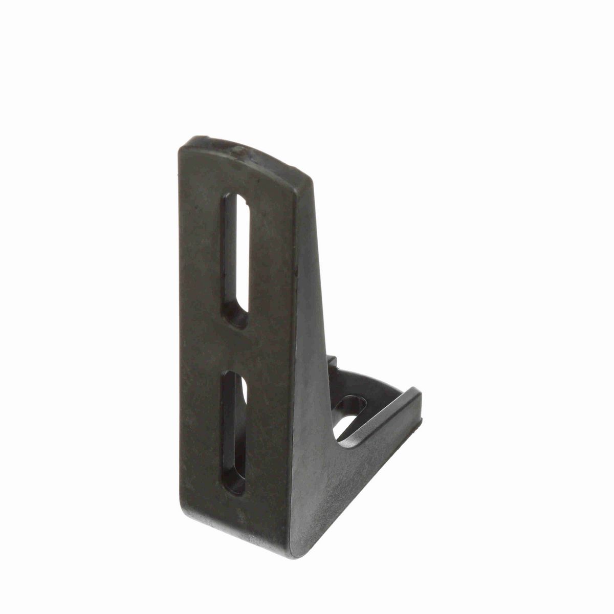 System Plast Molded Plastic "L" Bracket- Black- Medium - VG-245-J-BK