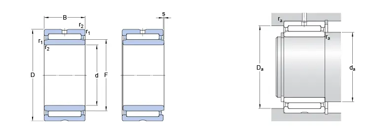 Игольчатый роликовый подшипник HGF NA4900