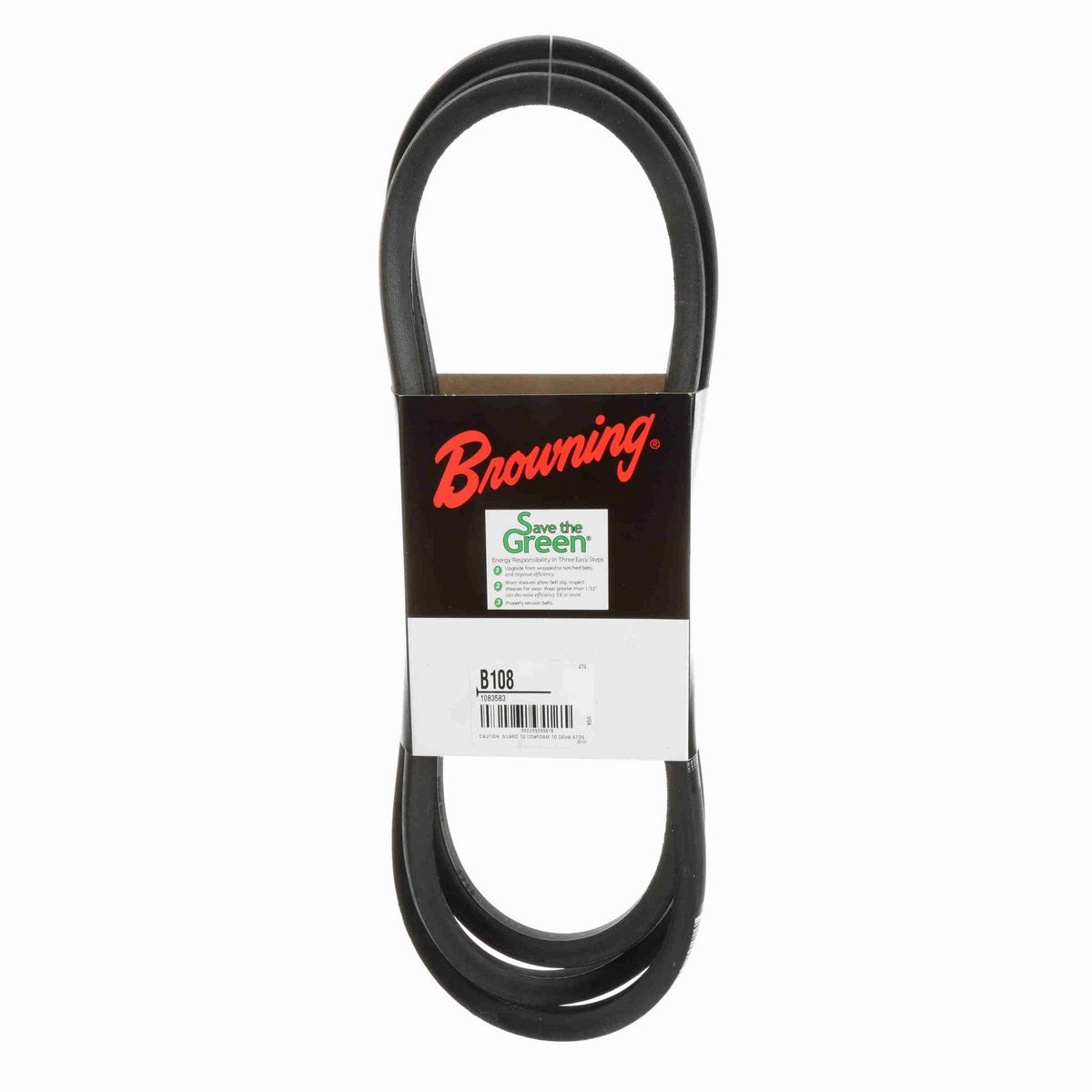 Browning Neoprene Wrapped Belt 95% Efficient - B108