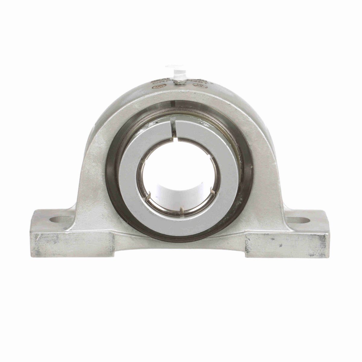 Sealmaster Mounted Stainless Steel Two Bolt Pillow Block Ball Bearing - 52100 Bearing Steel, Phosphorus Nickel Coated - Concentric Lock - Corrosion Resistant - CRPS-PN28T
