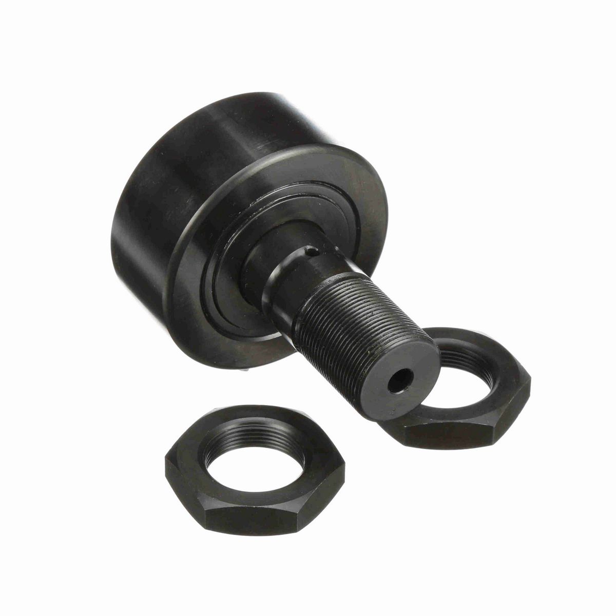 Опорный ролик с цапфой McGill CAMROL MCFD 80, бочкообразный, повышенной грузоподъемности, со щитком, со шлицем под отвёртку, метрический