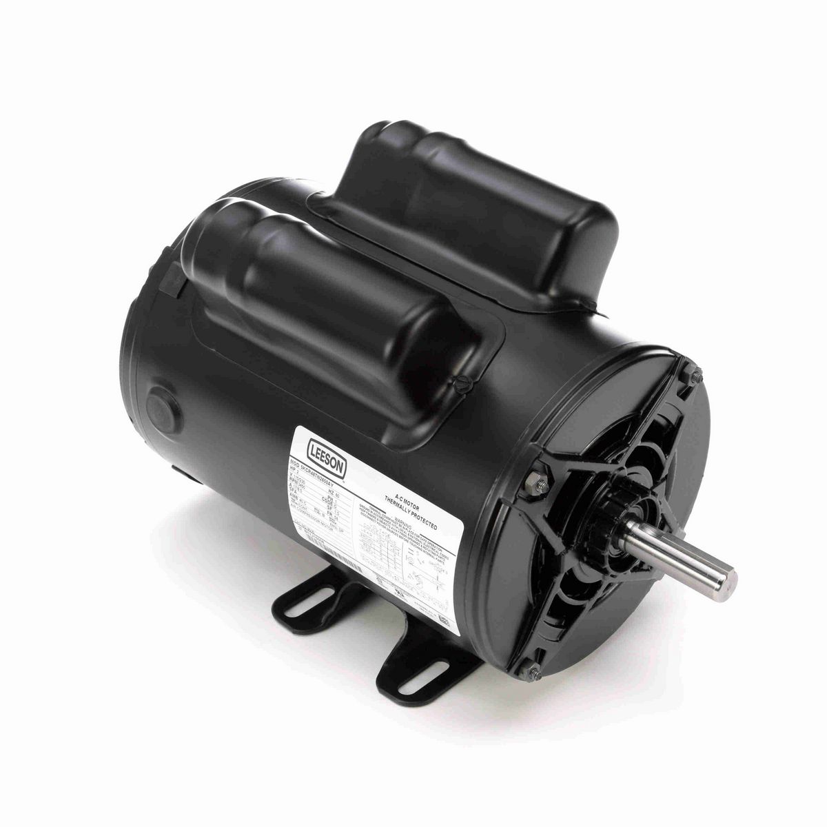 LEESON Air Compressor Motor, 2 HP, 1 Ph, 60 Hz, 115/230 V, 3600 RPM, 56 Frame, DP - 9035