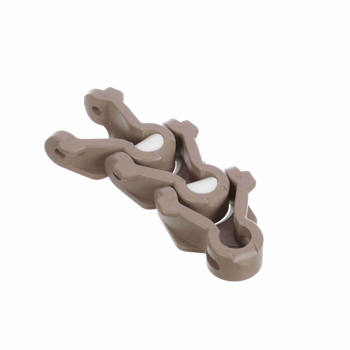 System Plast 1701TAB Side-flexing Solid Top, Material: Tan Low Friction, Width: 53.1mm, Pitch: 50mm - LF1701-TAB