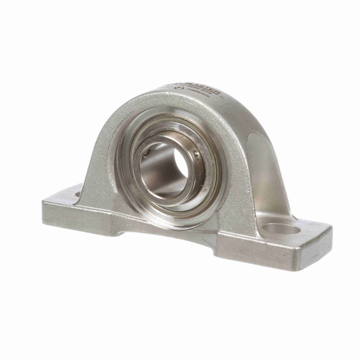 Sealmaster Mounted Stainless Steel Two Bolt Pillow Block Ball Bearing - 52100 Bearing Steel, Phosphorus Nickel Coated - Setscrew Lock - Corrosion Resistant - Reduced Maintenance - Lubed for Life - CRPS-PN19 RMW