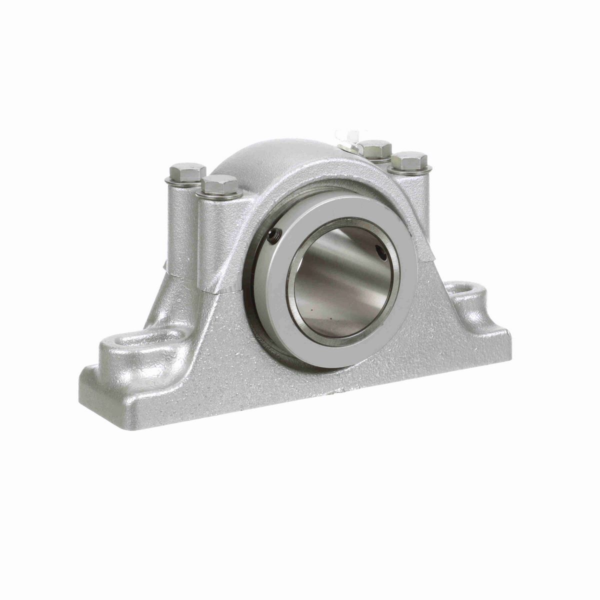 Sealmaster Mounted Flouropolymer Coated Cast Iron Two Bolt Pillow Block Tapered Roller - 52100 Bearing Steel - Double Collar Mount Lock - Corrosion Resistant - RPB 208-C2 CR