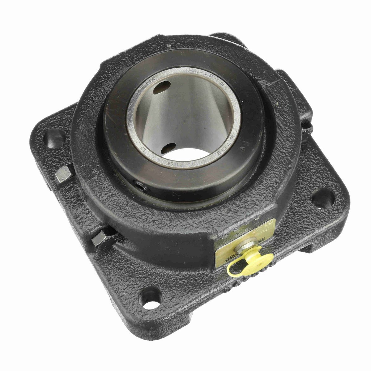 Sealmaster Mounted Cast Iron Four Bolt Flange Tapered Roller - 52100 Bearing Steel - Double Collar Mount Lock - RFB 115