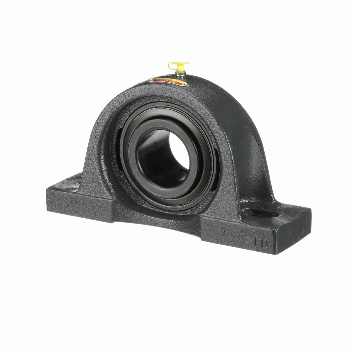 Sealmaster Mounted Cast Iron Two Bolt Pillow Block Ball Bearing - 52100 Bearing Steel, Black Oxided - Setscrew Lock - MP-39