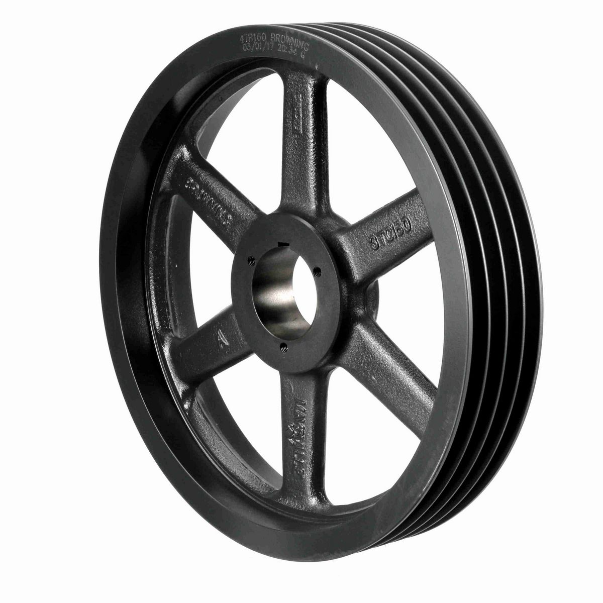 Browning 4 Groove Cast Iron Bushed Bore Multiple Sheave - 4TB160