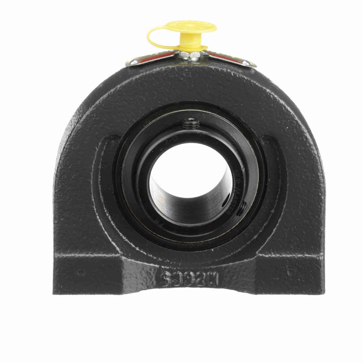 Sealmaster Mounted Cast Iron Tapped Base Pillow Block Ball Bearing - 52100 Bearing Steel, Black Oxided - Setscrew Lock - TB-19