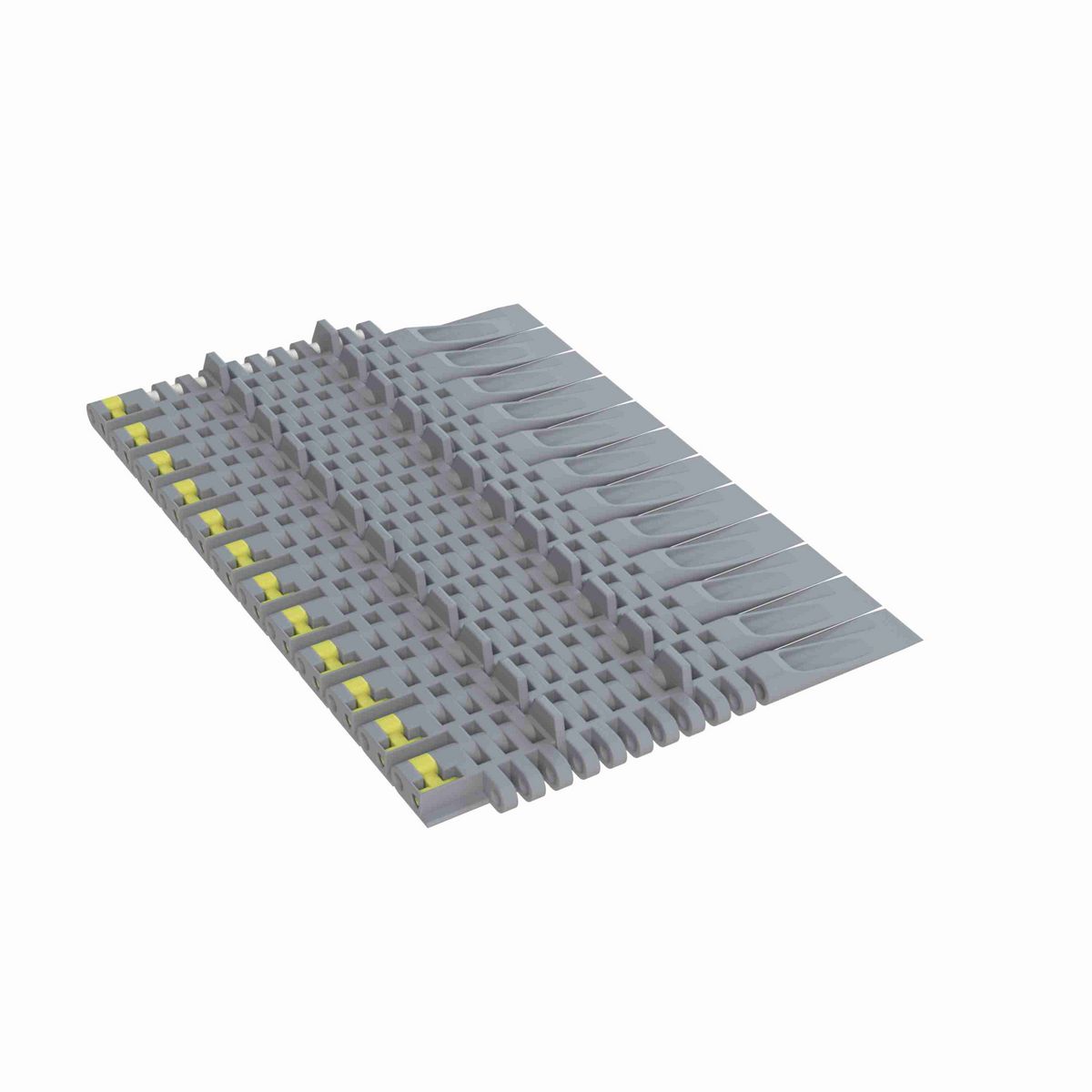 Rexnord 8505DTS Straight Running DTS®, Material: Silver Platinum Series™ X, Width: 4.5in, Pitch: 0.75in - 10295780