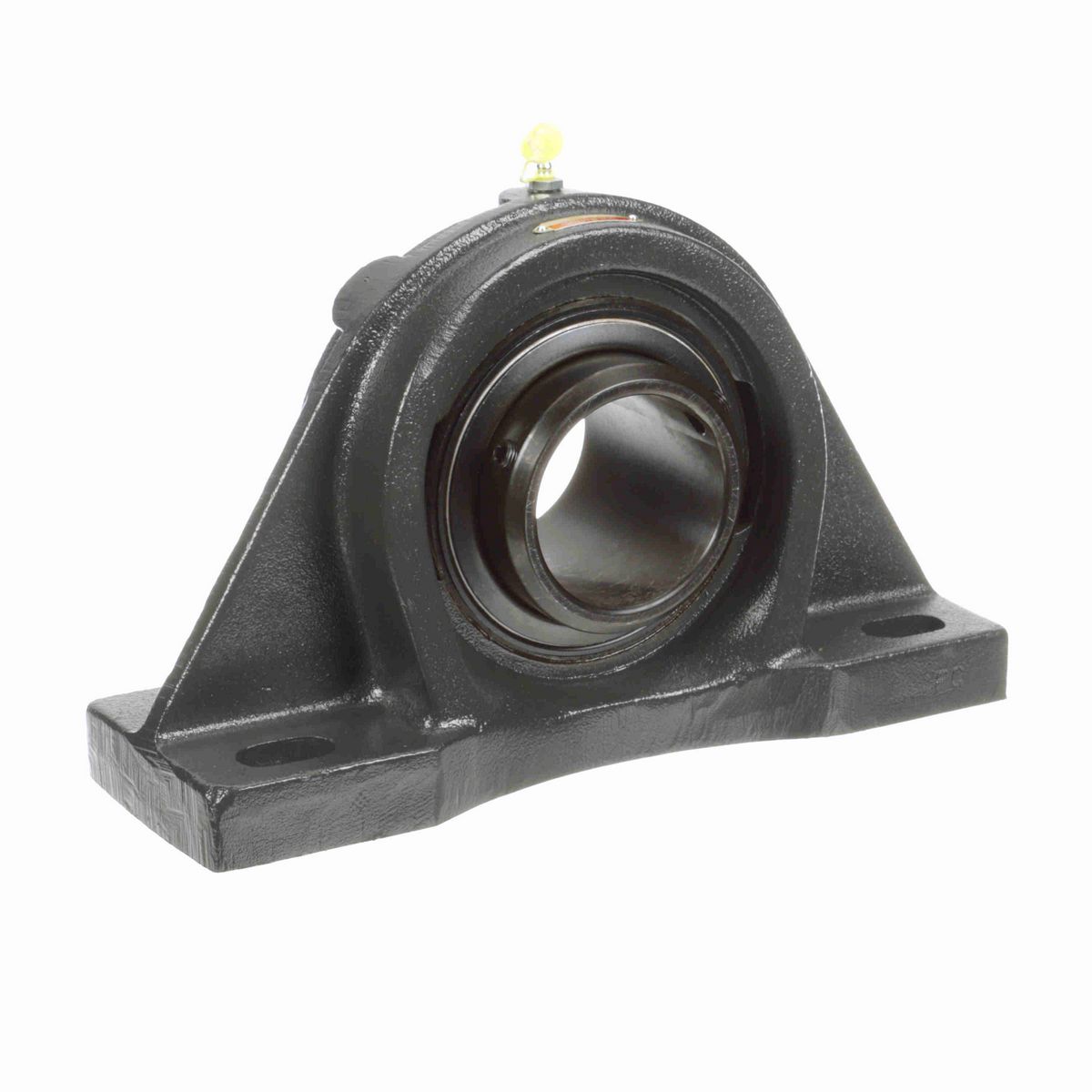 Sealmaster Mounted Cast Iron Four Bolt Pillow Block Ball Bearing - 52100 Bearing Steel, Black Oxided - Double Setscrew Lock - MSFPD-55