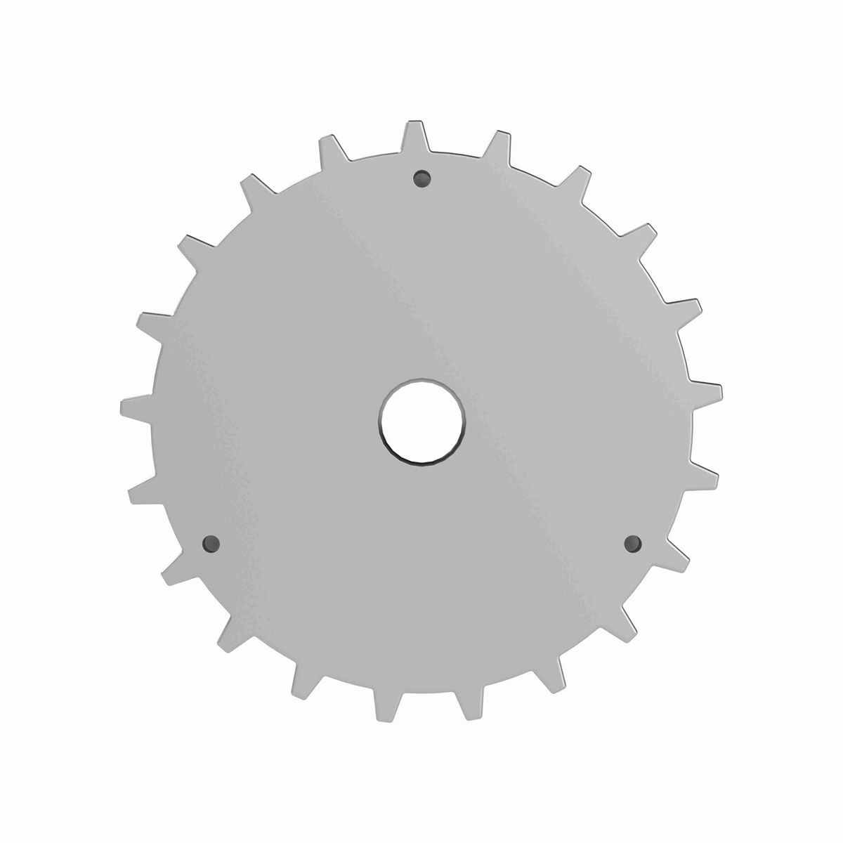 Rexnord 815 Series Solid One Piece Cast Iron Sprocket with 21 Teeth and a 3/4in Round Rough Stock Bore (RSB) - 414-23-24