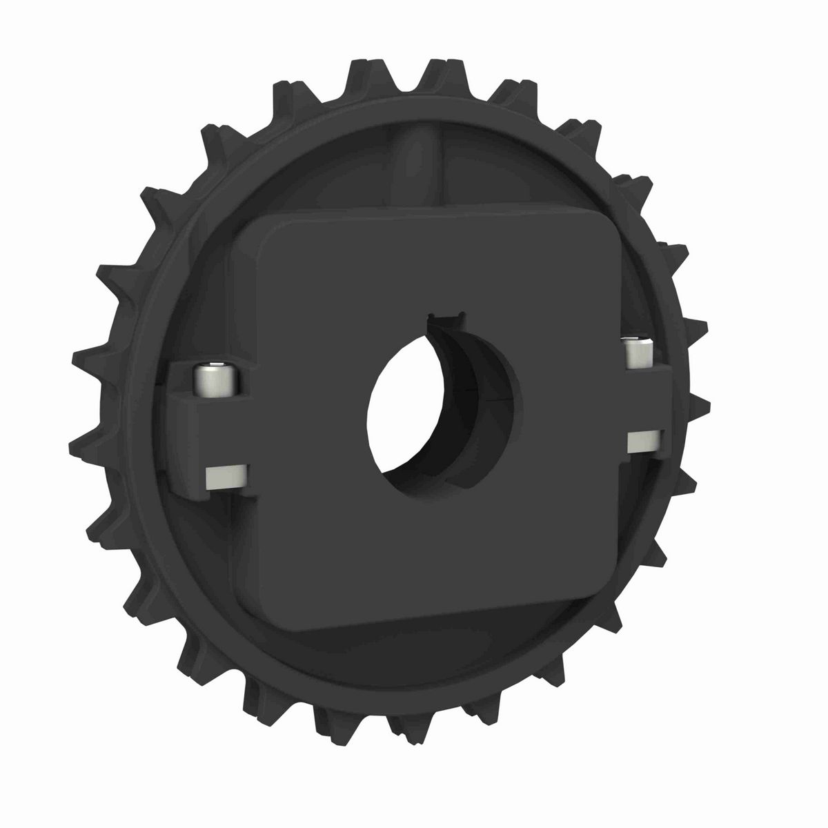Rexnord 8500 Series Split Molded Nylon Sprocket and a 25 Teeth with 1-1/4in Round Shaft-Ready Bore with Keyway & Setscrew - 614-190-3