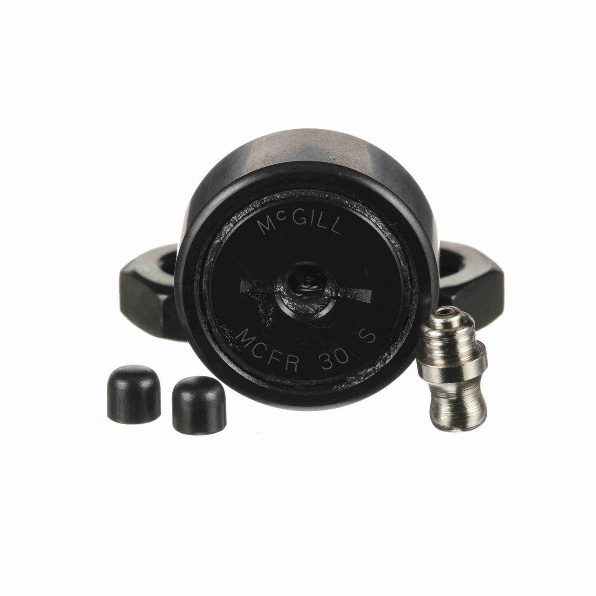 Опорный ролик с цапфой McGill CAMROL MCFR 30 S, бочкообразный, с уплотнением, со шлицем под отвёртку, метрический