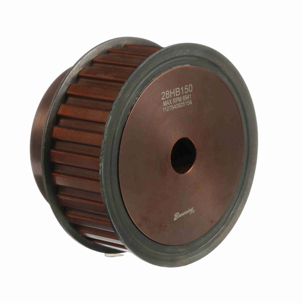 Browning Steel Rough Bore Gearbelt Pulley - 28HB150