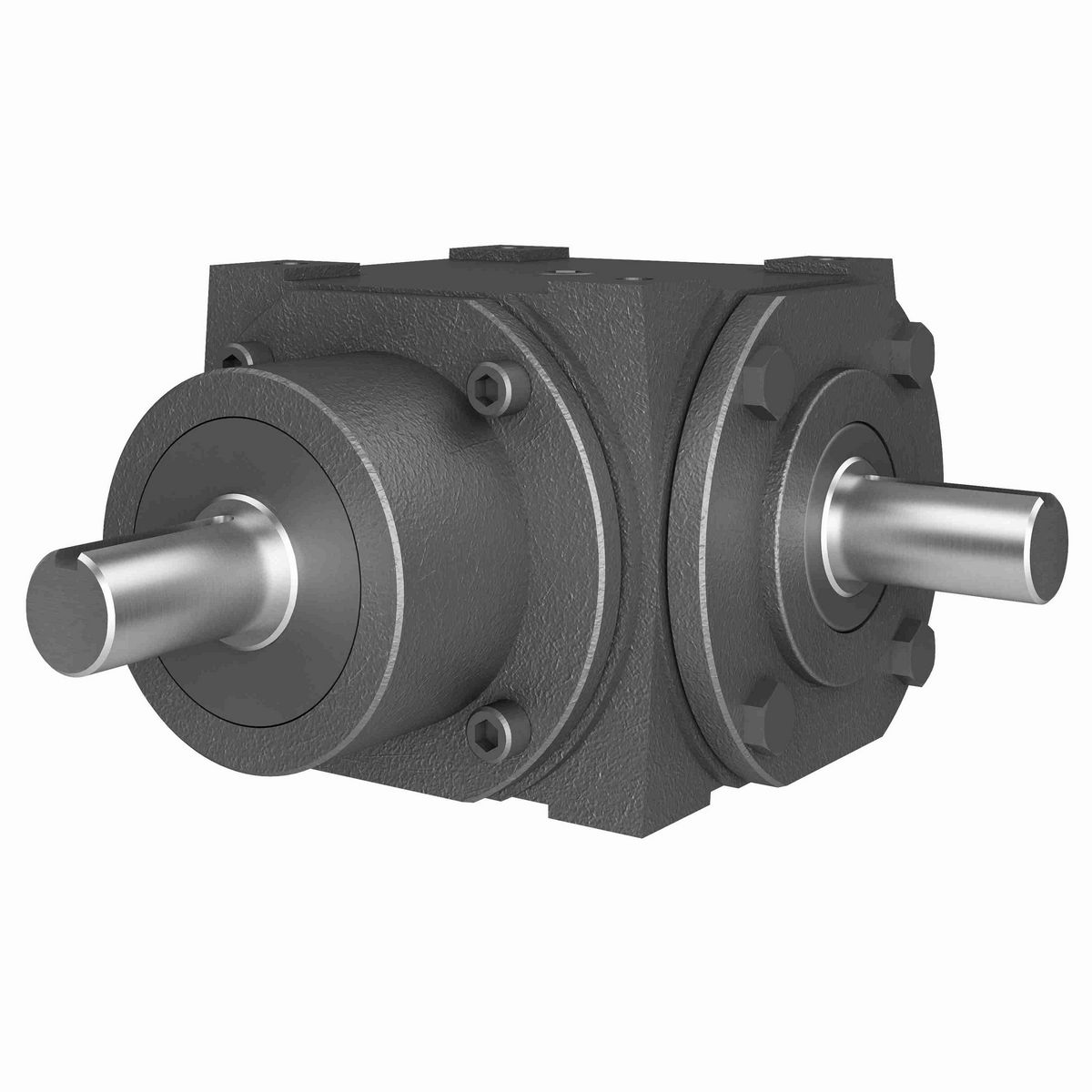 Hub City Bevel Gear Drives Cast Iron Bevel Reducer - 44 2/1 C,F ST
