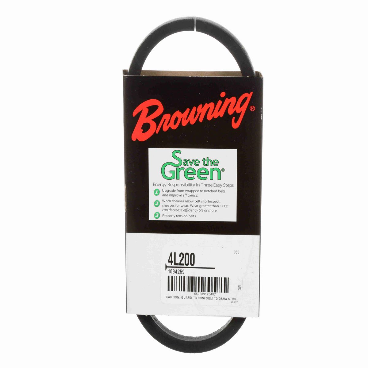 Browning Rubber FHP Belt - 4L200
