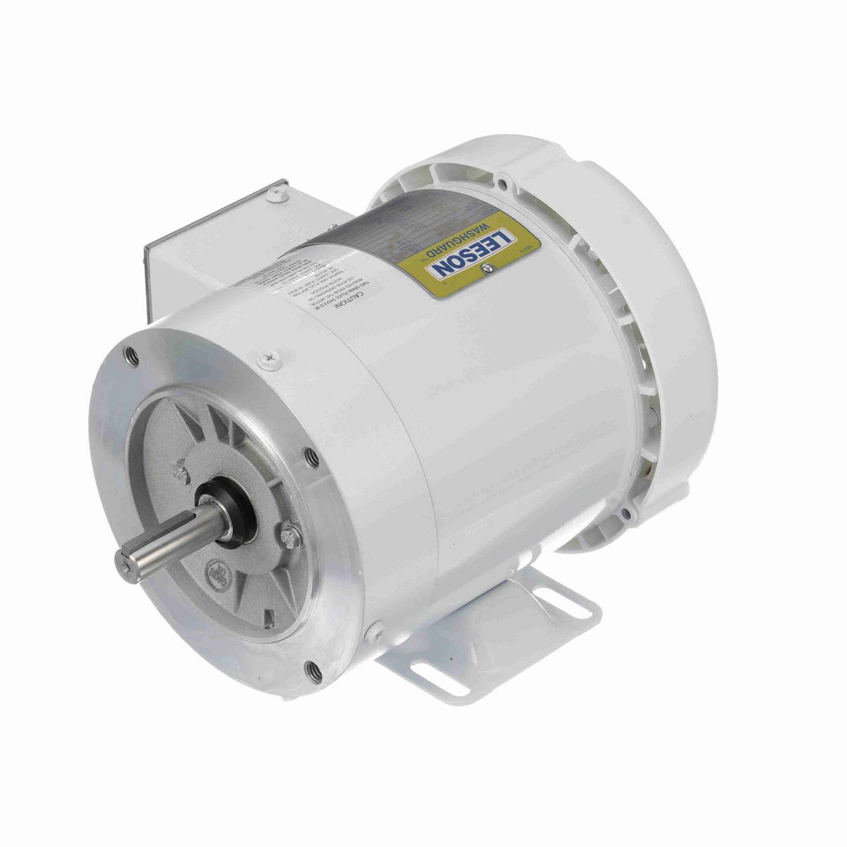 LEESON White Duck™ General Purpose Motor, 0.50 HP, 3 Ph, 60 Hz, 575 V, 1800 RPM, 56C Frame, TEFC - 112483.00