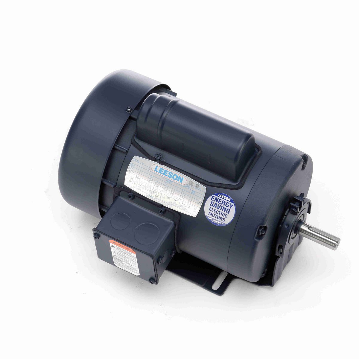 LEESON General Purpose Motor, 1 HP, 1 Ph, 60 Hz, 115/230 V, 1800 RPM, 56H Frame, TEFC - 111915.00