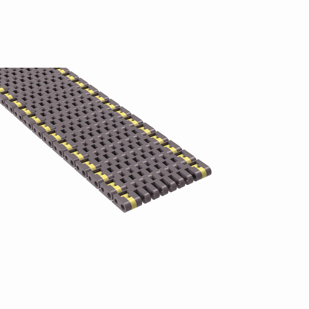 Rexnord 8505 Metric Width Straight Running Solid Top, Material: Brown High Performance, Width: 85mm, Pitch: 0.75in - 81423541