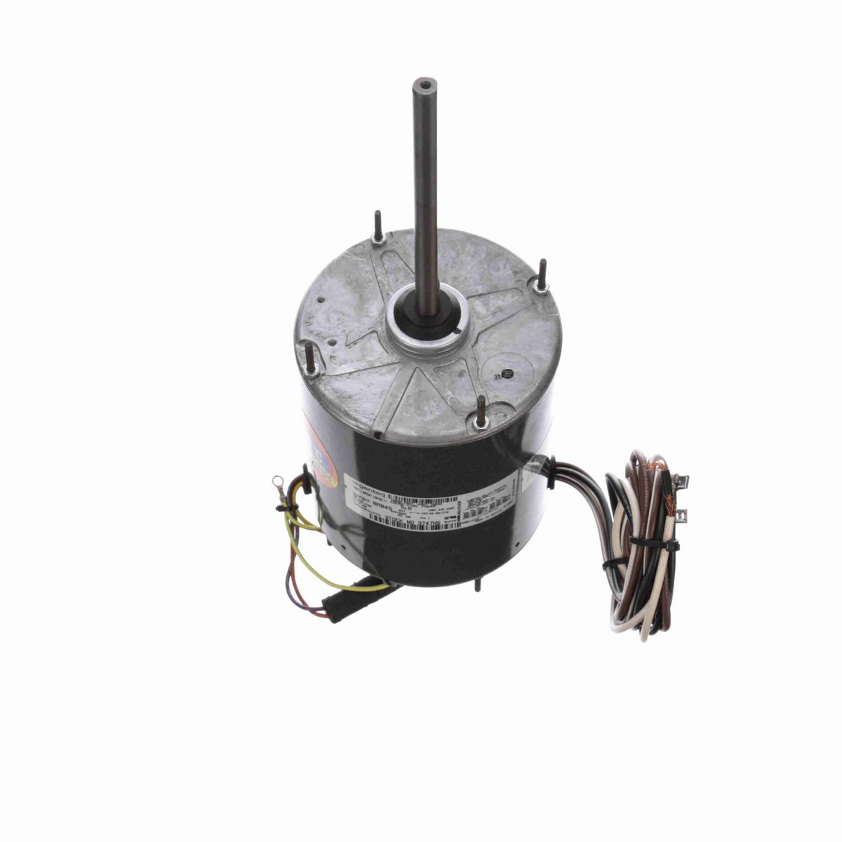 Genteq HEAT SHIELD® Condenser Fan Motor, 1/2 HP, 1 Ph, 60 Hz, 208-230 V, 825 RPM, 1 Speed, 48 Frame, CLOSEDAO - 3747HS