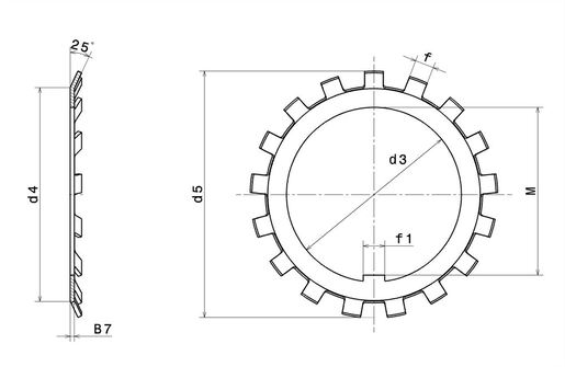 Стопорное кольцо SNR MBL34
