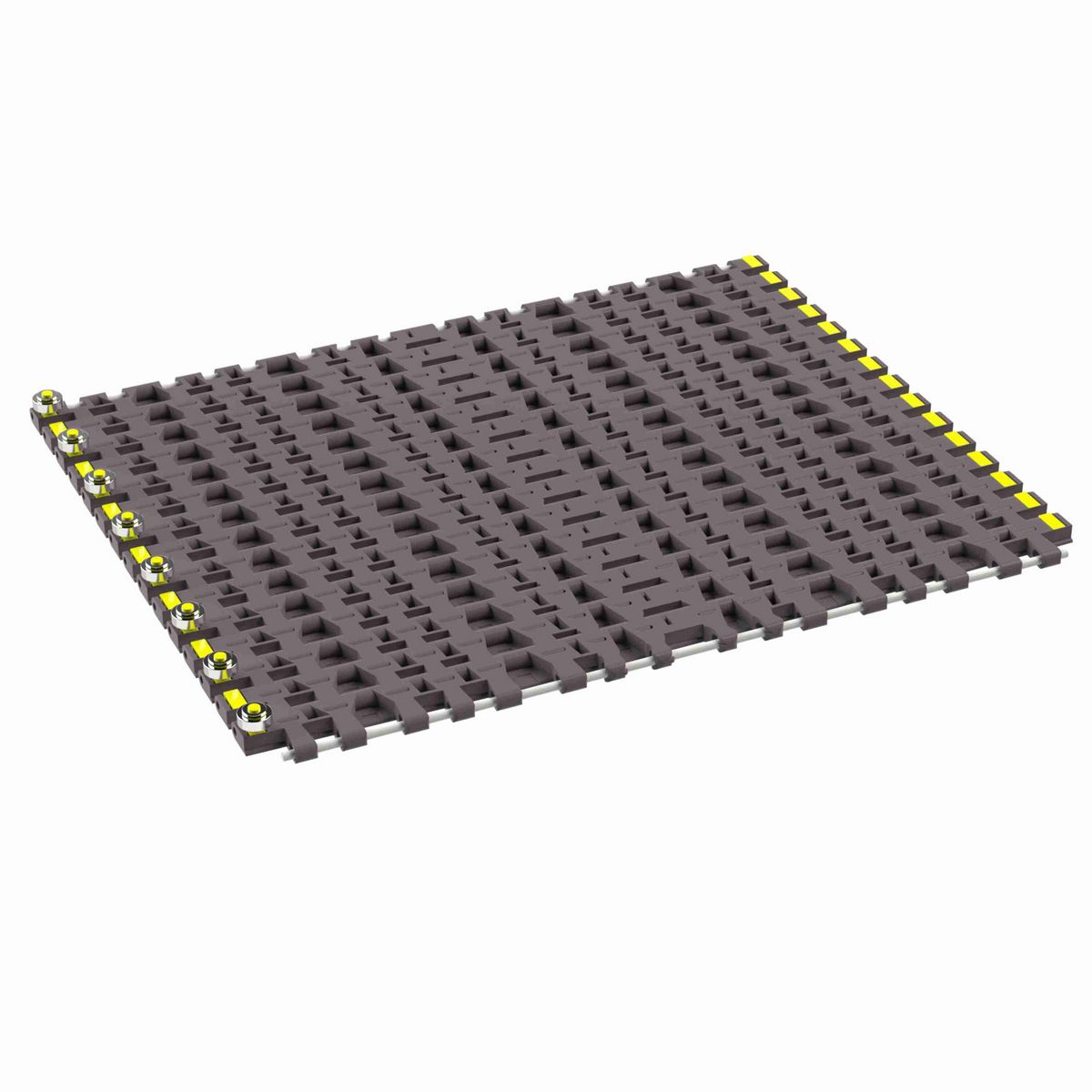 Rexnord 7956B Side-flexing Flush Grid, Material: Brown High Performance, Width: 24in, Pitch: 1.25in - 81450541