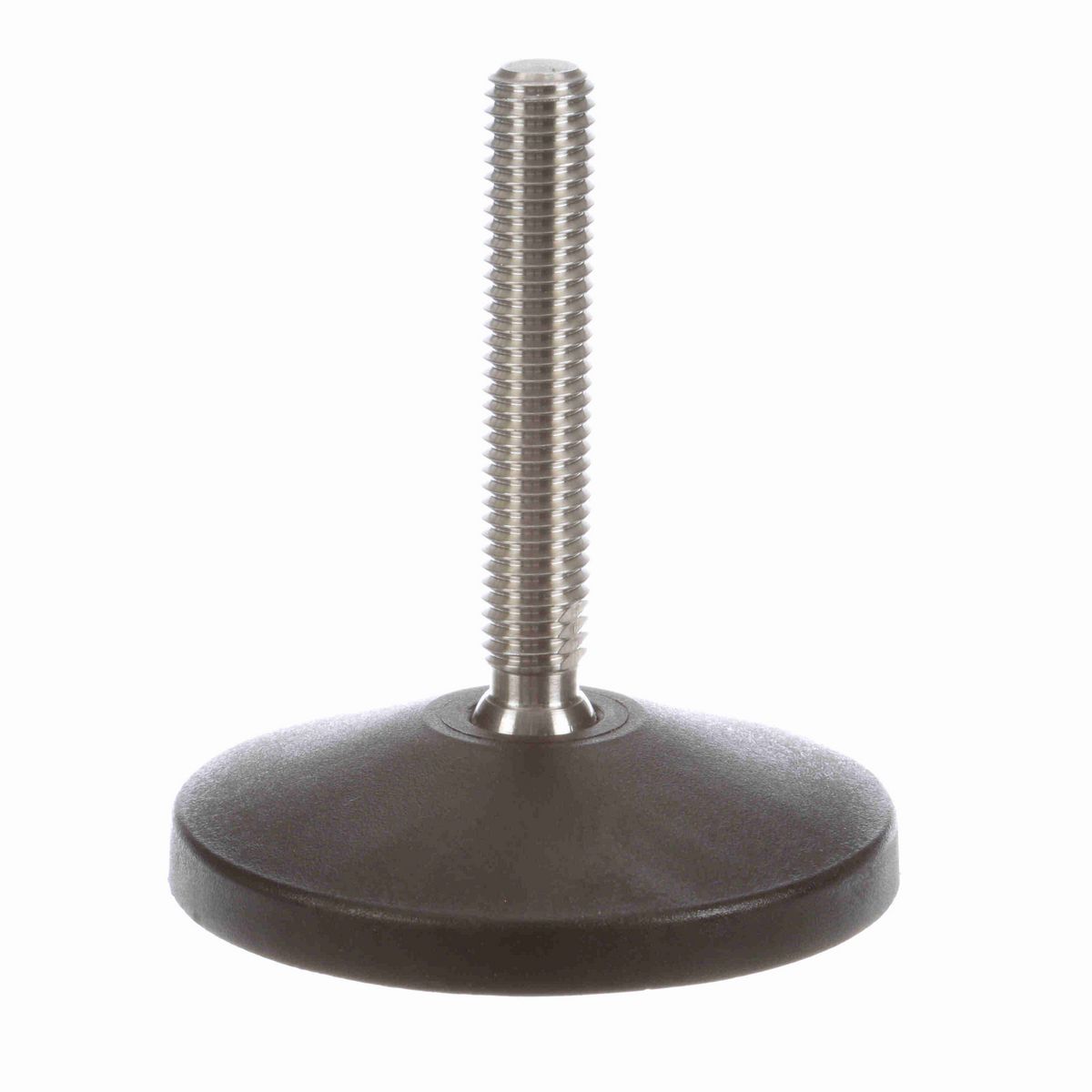 System Plast Articulating Plastic Leveler; Series: VG-511, Base Diameter: 4, Spindle Length: 2.92-in, Thread: 5/8-11 - VG-511-01-S58-L3