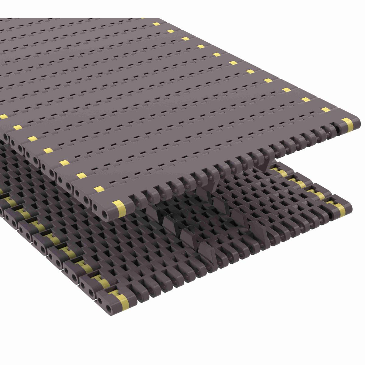 Rexnord 8505 Straight Running Solid Top, Material: Brown High Performance, Width: 7.5in, Pitch: 0.75in - 81418211