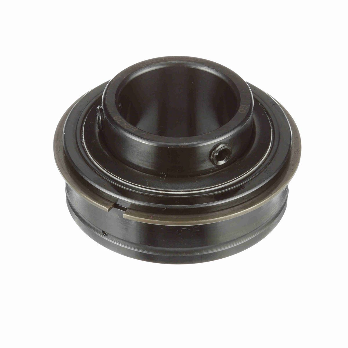 Sealmaster Mounted Insert Only Ball Bearing - 52100 Bearing Steel, Black Oxided - Setscrew Lock - ER-23