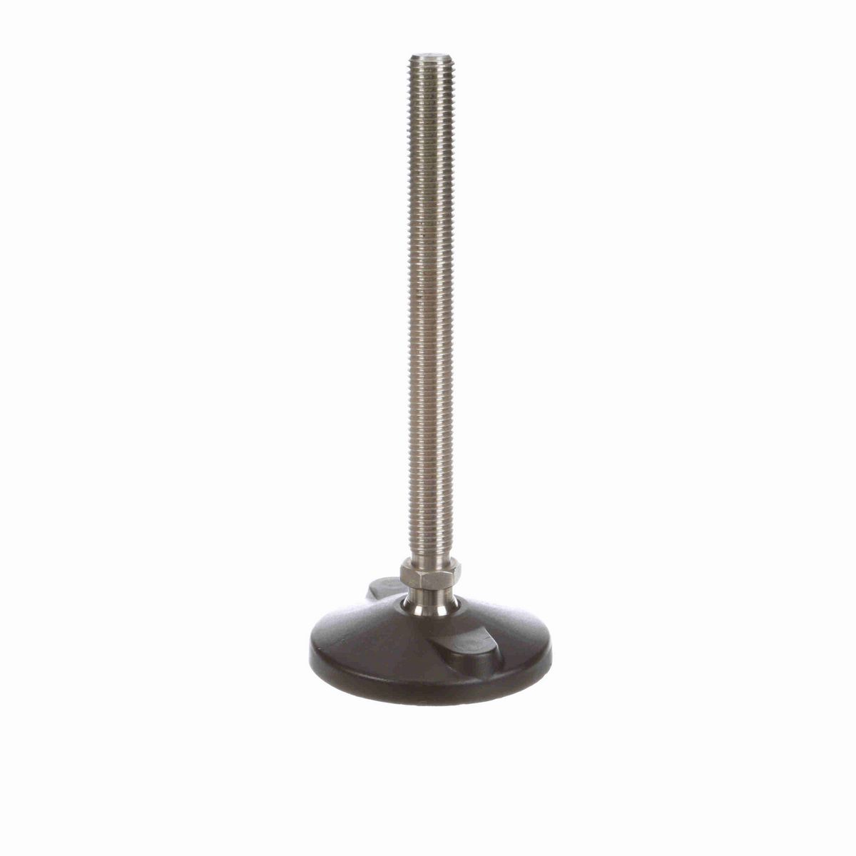 System Plast Articulating Plastic Leveler; Series: VG-511, Base Diameter: 4, Spindle Length: 8.35-mm, Thread: M20 - VG-511H-04-SM20-L10