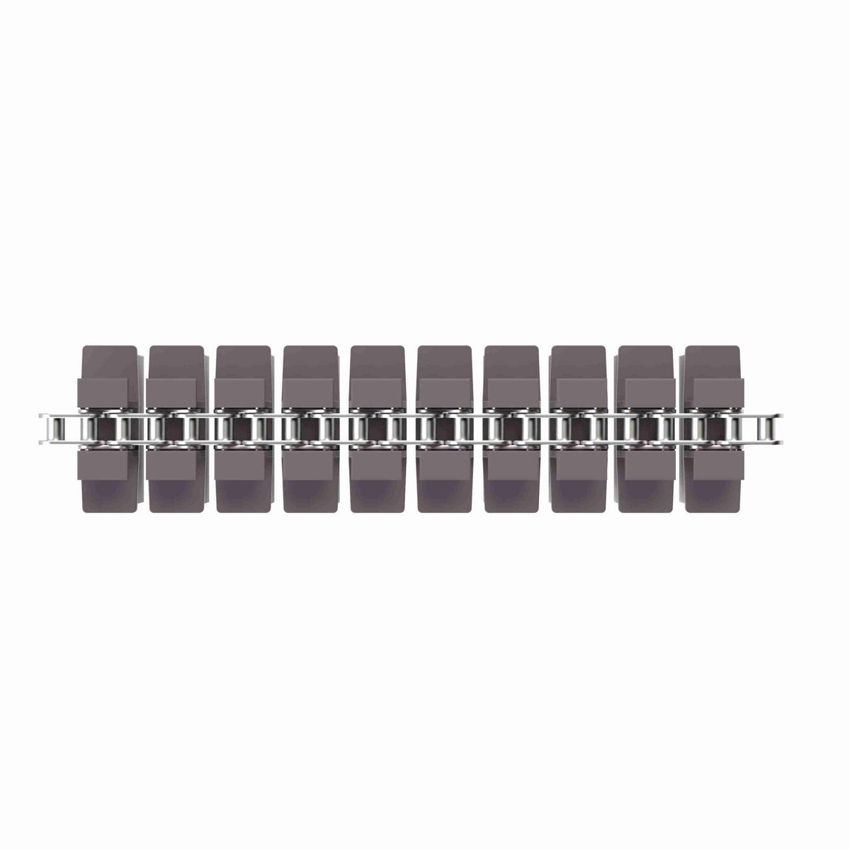 Rexnord 1873TAB SideGrip™ Side-flexing, Material: Brown High Performance, Width: 3.75in, Pitch: 1.5in - 81420492
