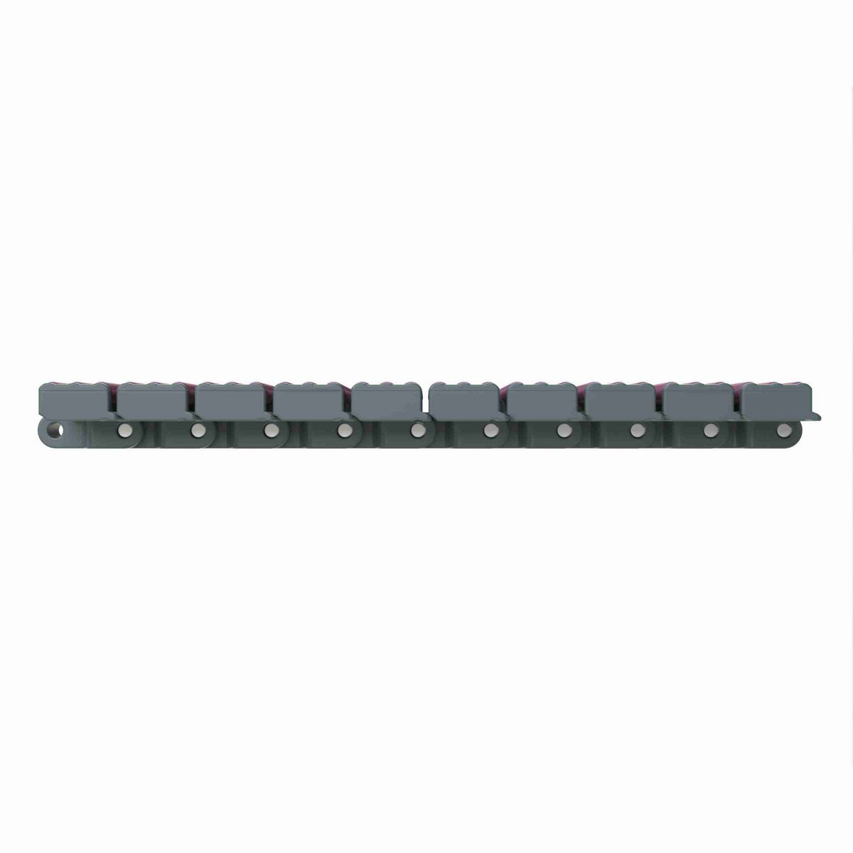 Rexnord HDS LBP Straight Running Low Backline Pressure, Material: Internally Lubricated Polyacetal (Grey), Width: 7.5in, Pitch: 1.5in - 752.81.13