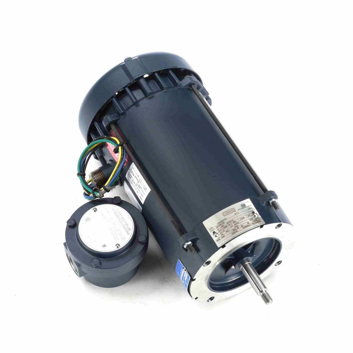 LEESON Explosion Proof Motor, 2 HP, 1 Ph, 60 Hz, 115/208-230 V, 3600 RPM, 56J Frame, EPFC - 116181.00
