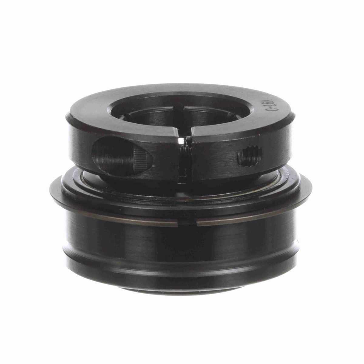 Sealmaster Mounted Insert Only Ball Bearing - 52100 Bearing Steel, Black Oxided - Concentric Lock - ER-205TM