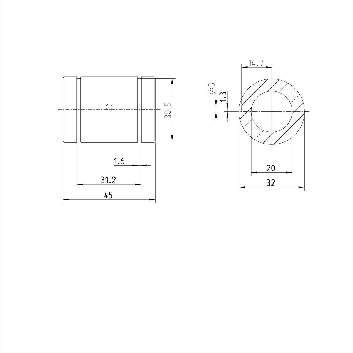 Суперлинейная втулка Bosch Rexroth KBSH-20 [R073002000]