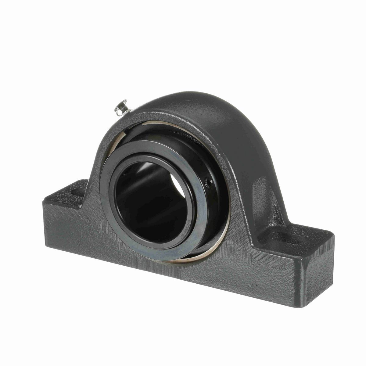 Sealmaster Mounted Cast Iron Two Bolt Pillow Block Spherical Roller - 52100 Bearing Steel, Black Oxided - Collar Mount Lock - USRB5000E-307