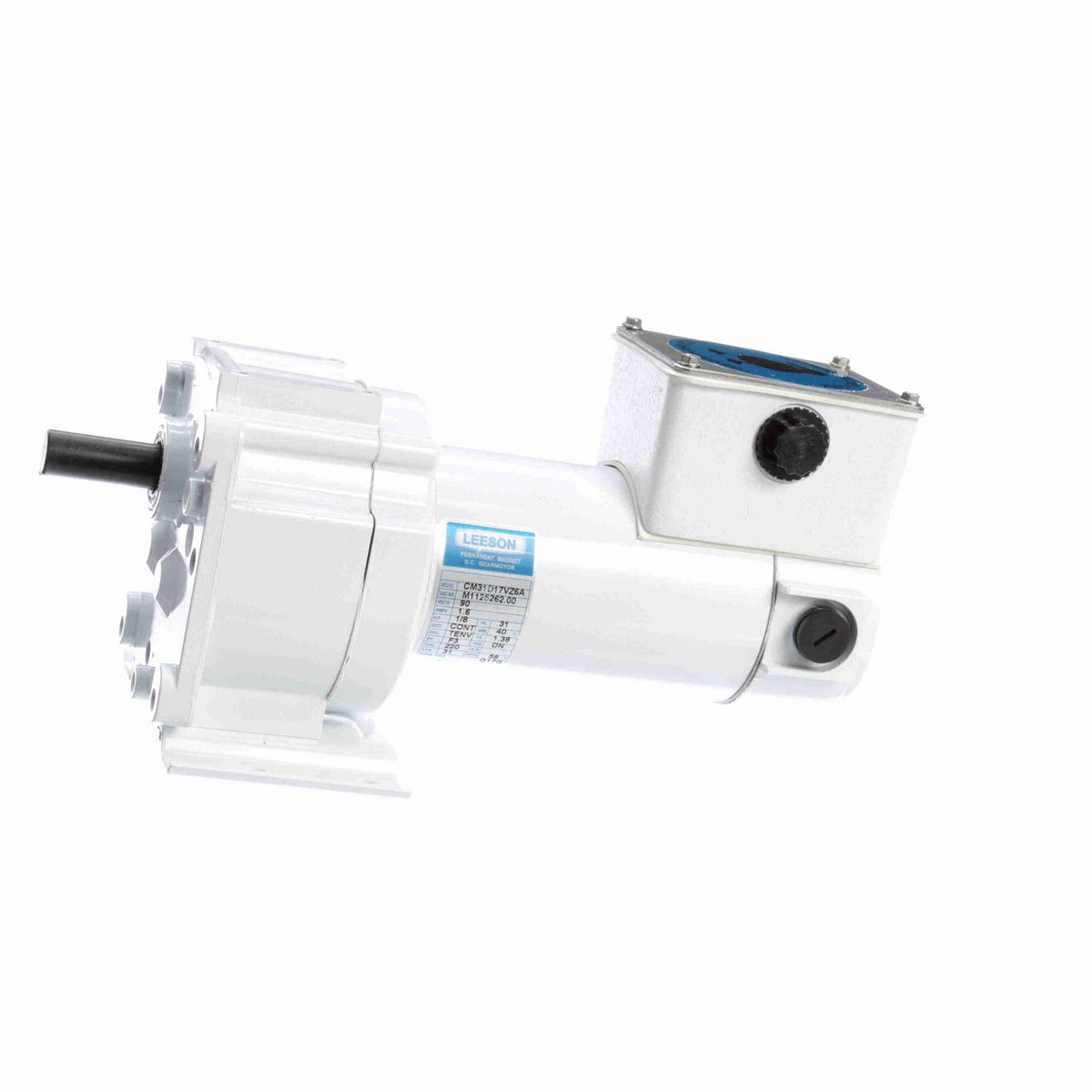 LEESON White Duck™ Parallel Shaft Gearmotor, 0.13 HP, 90 V, 31 RPM, 31 Frame, TENV - M1125262.00
