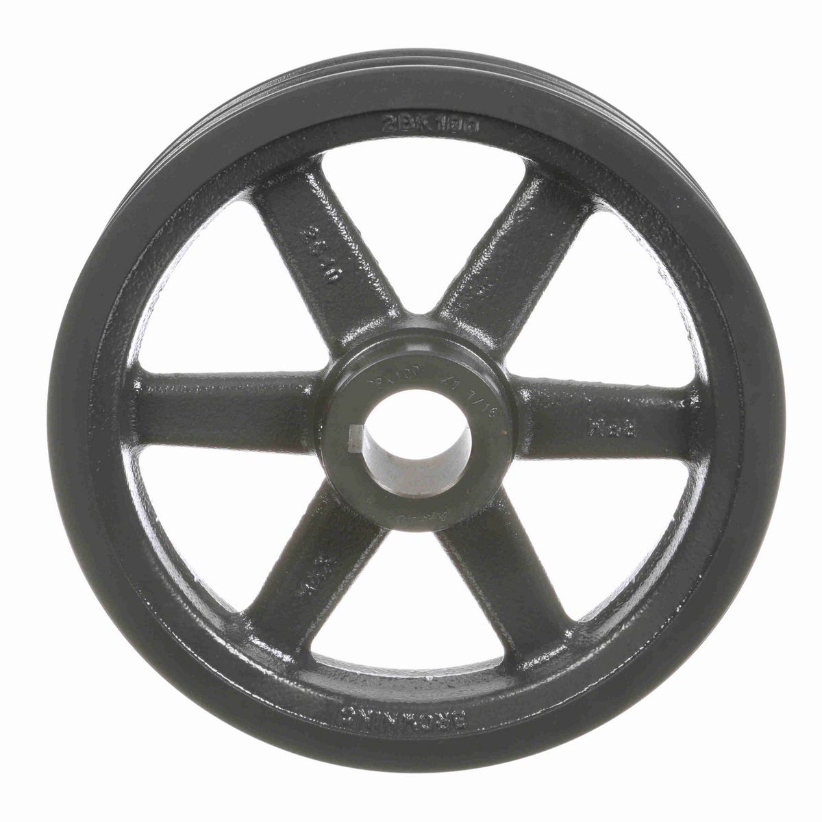 Browning 2 Groove Cast Iron FHP - Finished Bore Sheave - 2BK100X 1 7/16