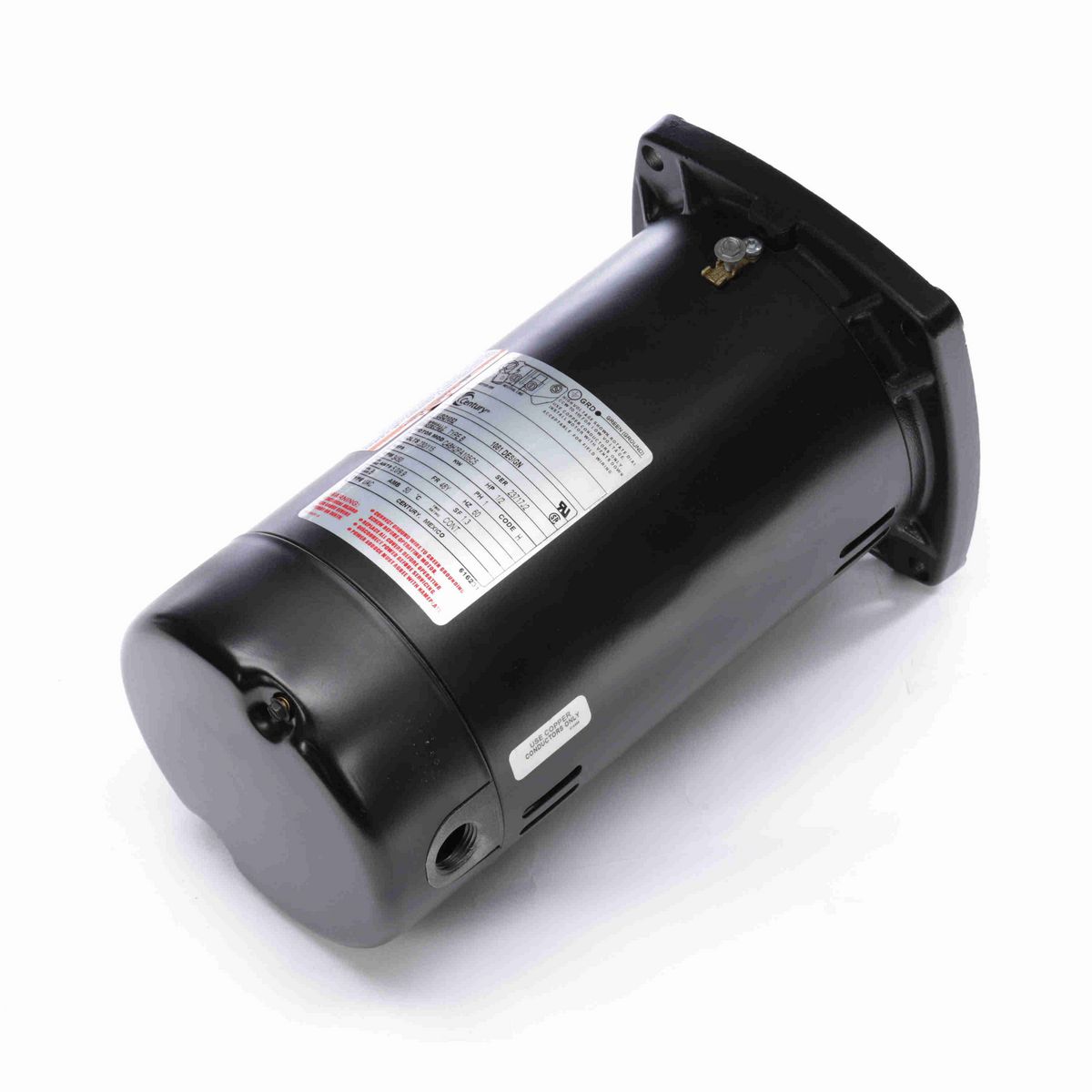 Century Pool Pump Motor, 1/2 HP, 1 Ph, 60 Hz, 230/115 V, 3600 RPM, 48Y Frame, ODP - USQ1052