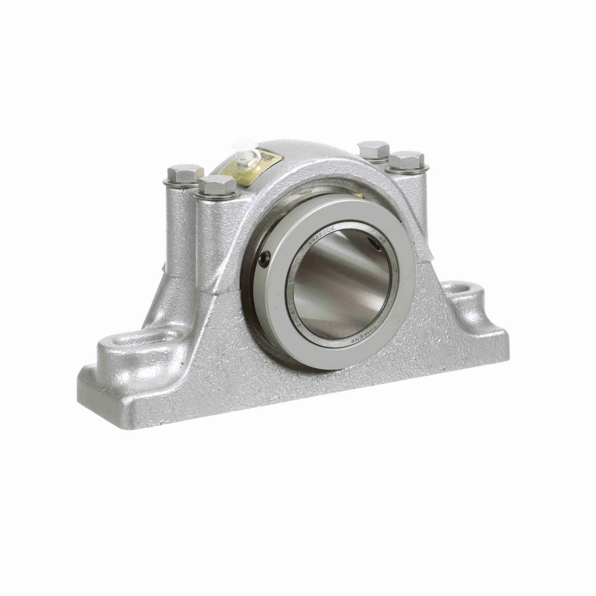 Sealmaster Mounted Flouropolymer Coated Cast Iron Two Bolt Pillow Block Tapered Roller - 52100 Bearing Steel - Double Collar Mount Lock - Corrosion Resistant - RPB 208-C2 CR